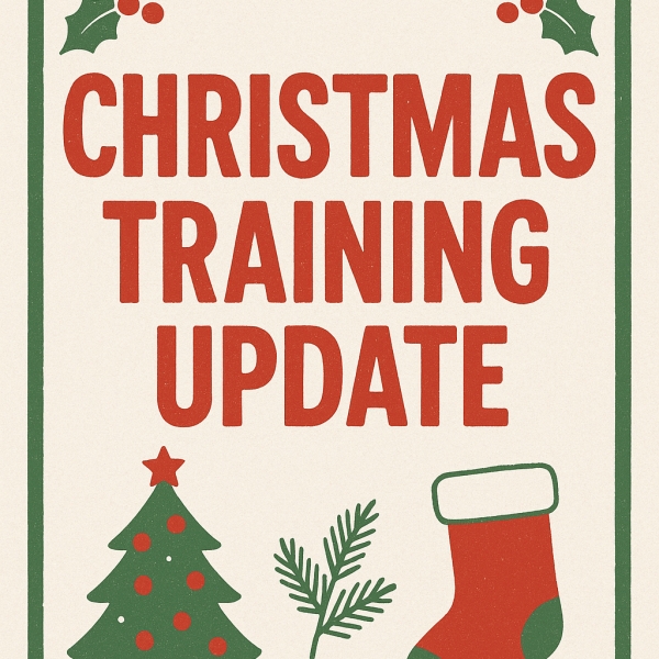 Christmas Training Update
